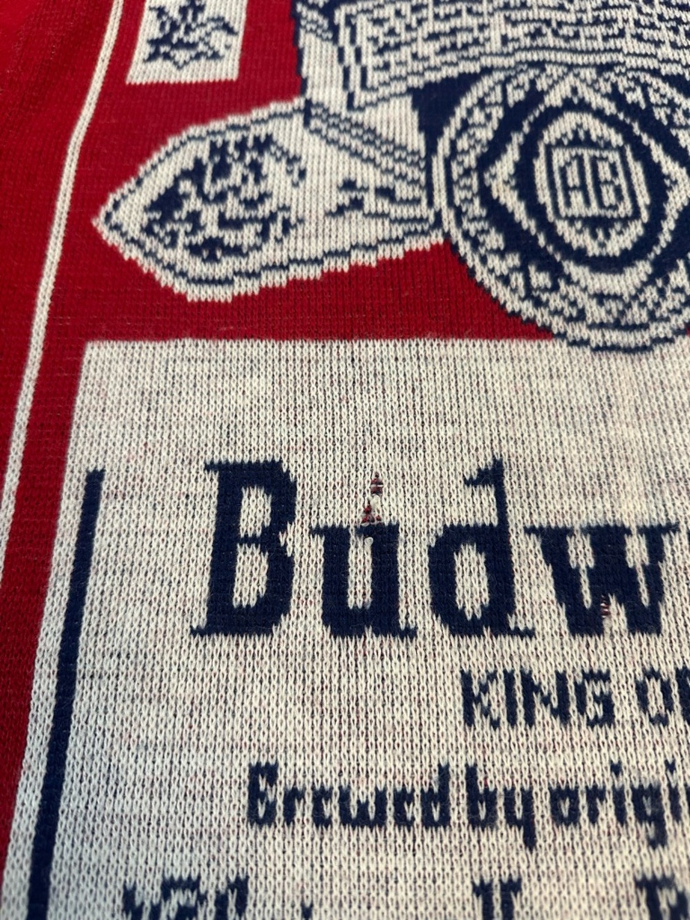 Vintage Budweiser Red Crewneck sweater - Picture 5 of 6